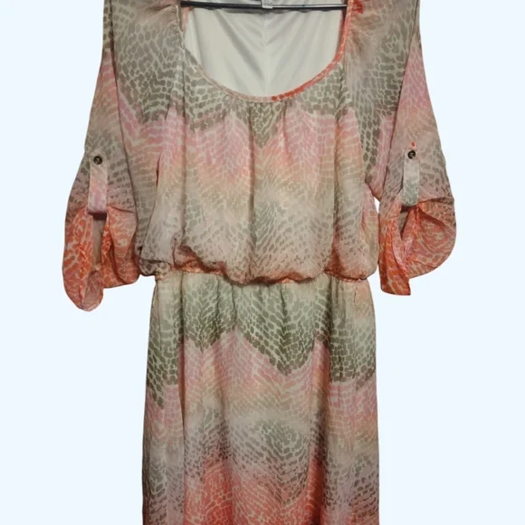 Speechless Multicolor Midi Dress - Picture 1 of 6